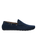 Wojas Leren mocassins donkerblauw