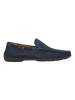 Wojas Leren mocassins donkerblauw