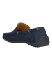 Wojas Leren mocassins donkerblauw