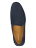 Wojas Leren mocassins donkerblauw