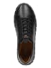 Wojas Leder-Sneakers in Schwarz