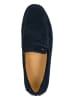 Wojas Leren mocassins donkerblauw