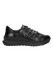 Wojas Leder-Sneakers in Schwarz