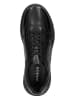 Wojas Leder-Sneakers in Schwarz