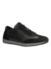 Wojas Leder-Sneakers in Schwarz