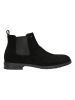 Wojas Leder-Chelsea-Boots in Schwarz