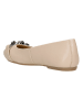 Wojas Leder-Ballerinas in Beige