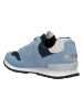 Wojas Leder-Sneakers in Hellblau/ Grau