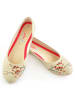 Goby Leder-Ballerinas in Beige