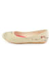Goby Leder-Ballerinas in Beige