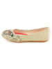 Goby Leder-Ballerinas in Beige