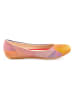Goby Leder-Ballerinas in Bunt