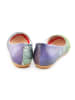 Goby Leder-Ballerinas in Bunt