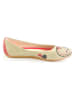 Goby Ballerina's beige/rood