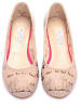 Goby Leder-Ballerinas in Creme