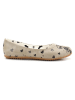 Goby Ballerinas in Beige/ Schwarz