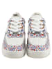 Goby Leder-Sneakers in Weiß/ Bunt