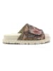 Goby Leren slippers meerkleurig