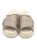 Goby Leren slippers beige