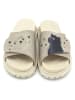 Goby Leren slippers beige