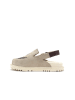 Goby Leder-Clogs in Beige