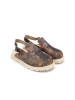 Goby Leren clogs meerkleurig