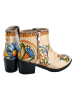 Goby Stiefeletten in Beige/ Bunt