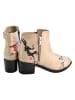 Goby Stiefeletten in Beige/ Bunt
