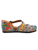 Goby Leder-Ballerinas in Blau