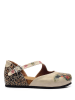 Goby Spangenballerinas in Beige/ Bunt