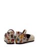 Goby Spangenballerinas in Beige/ Bunt