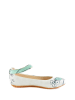 Goby Ballerina's wit/mintgroen/meerkleurig