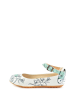 Goby Ballerinas in Weiß/ Mint/ Bunt