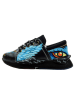 Goby Leren sneakers zwart/blauw
