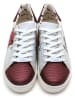 Goby Sneakers in Weiß/ Rot