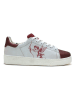 Goby Sneakers bordeaux/wit