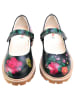 Goby Leder-Ballerinas in Schwarz/ Bunt