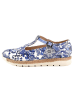 Goby Leder-Ballerinas in Blau