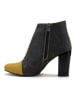 Neefs Ankle-Boots in Schwarz/ Gelb