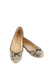 Goby Ballerina's beige/zwart