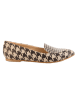 Goby Leren mocassins beige/bruin
