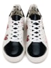 Goby Leren sneakers zwart/wit