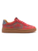 Goby Leren sneakers roze/grijs