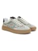 Goby Leren sneakers grijs/groen