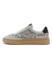 Goby Leren sneakers grijs/groen
