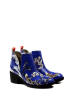 Goby Enkelboots blauw/meerkleurig