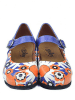 Goby Ballerinas in Blau/ Orange