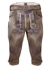 Edelnice Lederhose "Valentin" in Hellbraun