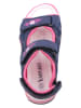 lamino Sandalen donkerblauw/roze