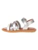 lamino Sandalen zilverkleurig